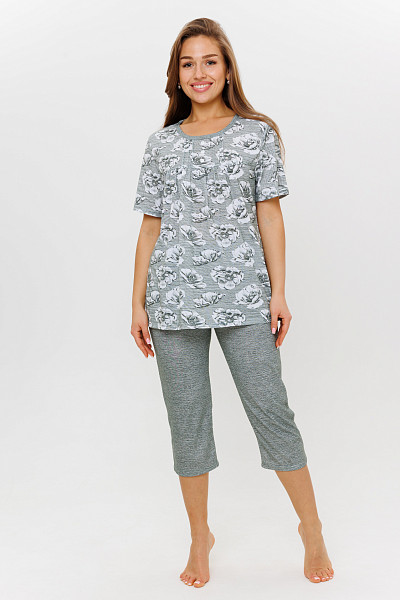 Пижама женская MOD 1947 футболка бриджи Текстиль Центр 