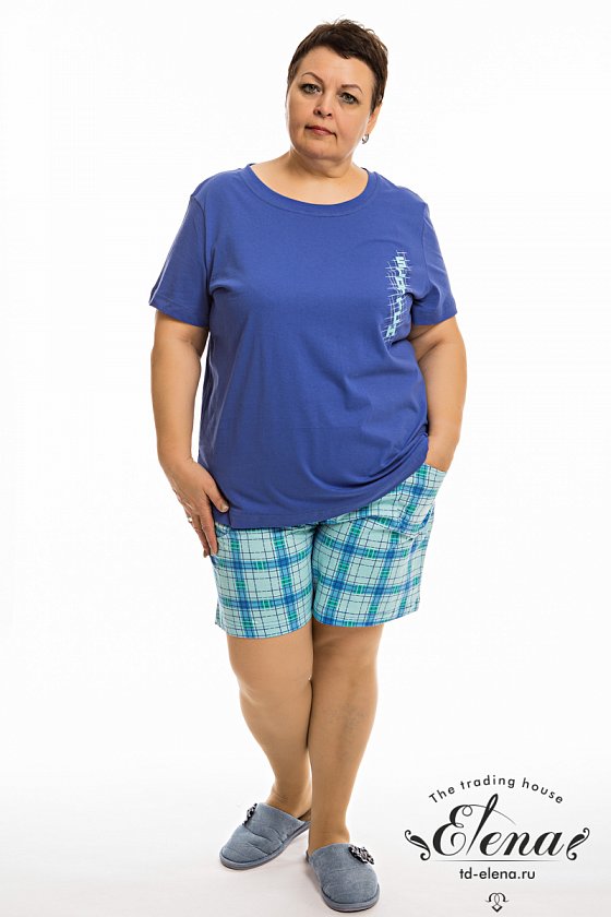 Костюм домашний женский ЕЛ 32280 футболка шорты Текстиль Центр 