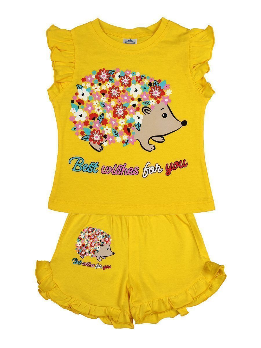 Комплект для девочки 004 BONITO футболка шорты Текстиль Центр 