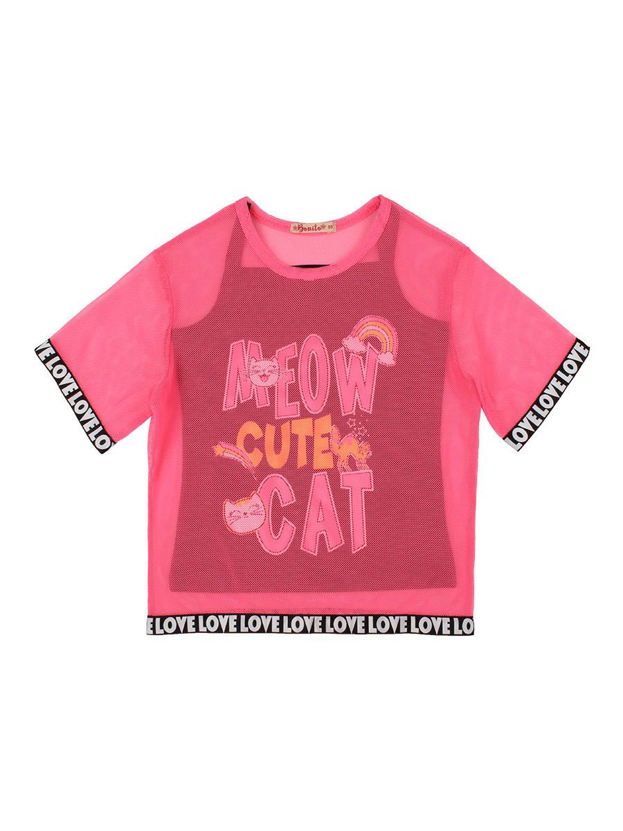 Комплект для девочки 1345F BONITO футболка майка Текстиль Центр 