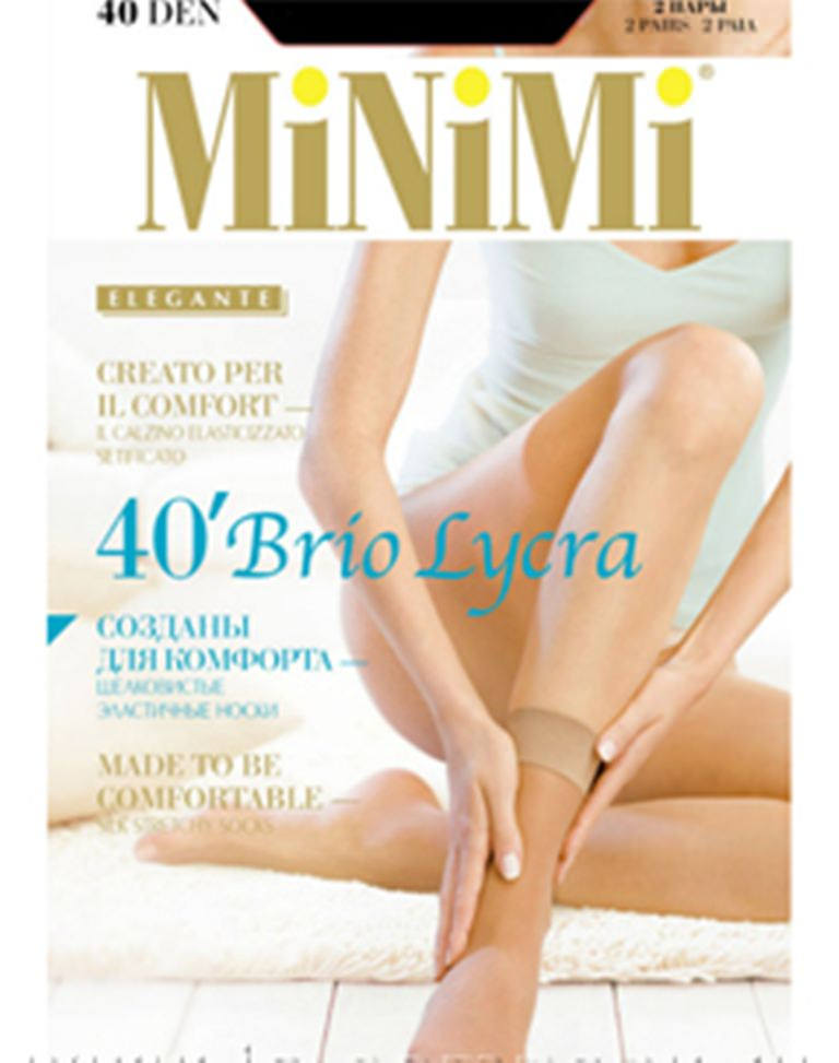 Носки женские MINIMI BRIO 40 lycra (2 п) Текстиль Центр 