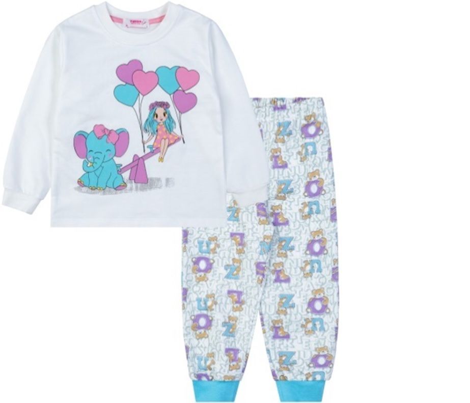 Пижама для девочки TAKRO 31FN джемпер футер начес Текстиль Центр 
