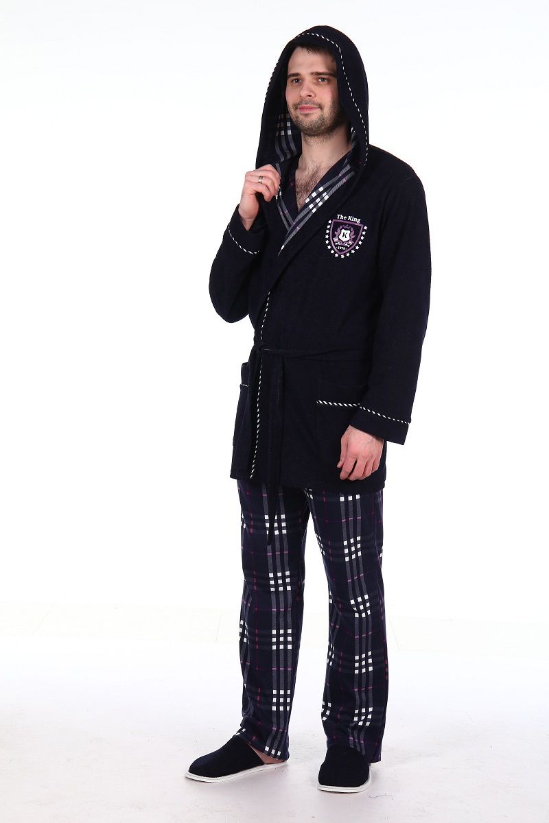 Комплект мужской домашний НК 9-69 халат брюки Текстиль Центр 