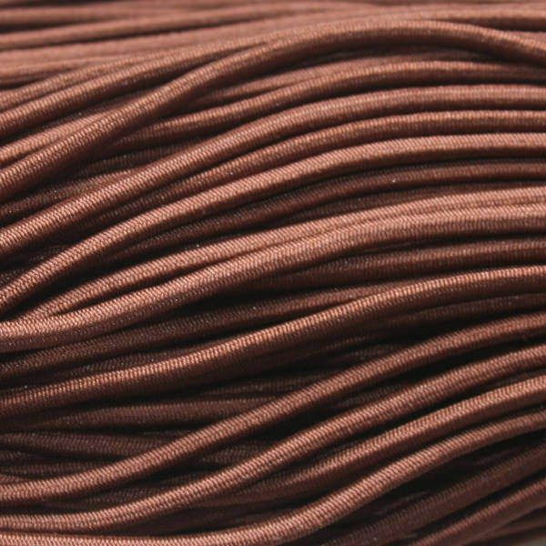 Изображение Текстиль Центр Резина шнур коричневый 3,0мм-100м
