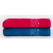 Полотенце махровое Серебряные нити 70*140 +/- 2см (пл.360гр/кв.м)