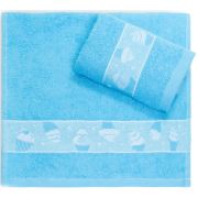 Полотенце махровое ЖМ 30*60 +/- 2см (пл.340гр/кв.м)(мороженое)