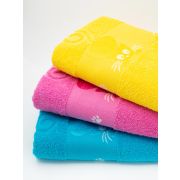 Полотенце махровое Кошки 30*60 (пл.380гр/кв.м)