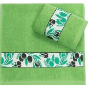 Полотенце махровое ОЛ 30*60 +/- 2см (пл.340гр/кв.м)(оливка)