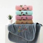 Полотенце 35*75 микрофибра «Бабочки»