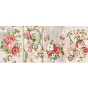 Полотенце 35*60 вафельное «Винтажные розы»