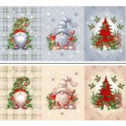 Полотенце 45*60 рогожка «Гномы» /Лагуна М