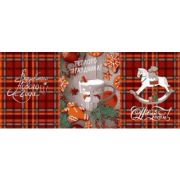 Полотенце 45*60 вафельное «Праздничный» /Лагуна М