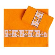 Полотенце махровое 30*50 +/- 2см  Корги (360 г/м2)