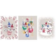 Полотенце 45*60 рогожка «Гномики» /Лагуна М