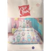 КПБ 1,5сп бязь Юность (150*215, 147*215, 70*70-1шт) Лабубу Свит