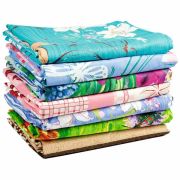 Простынь 2сп. бязь набивная 125гр/м2 (190*220 микс дизайнов)*