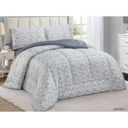 КПБ евро сатин «Notte Bianca» с одеялом (200*220, 230*250, 50*70-2шт) Cleo