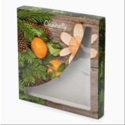 Короб картон 26*26*3 Ароматная ёлка