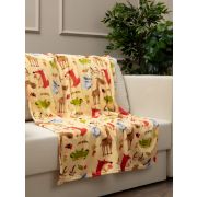 Плед 110*140 фланель ТF FN Лесные жители