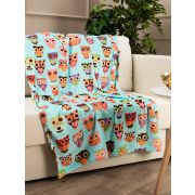 Плед 110*140 фланель ТF FN Совы