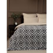 Плед 200*220 фланель деко люкс TF FNJPc Серый