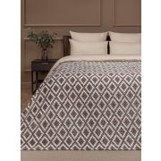 Плед 200*220 фланель деко люкс TF FNJp 011/коричневый