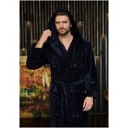 Халат мужской велюровый «Polens», воротник шалька RICHARD