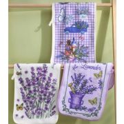 Полотенце 35*75 микрофибра «Лаванда»