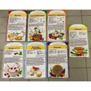 Полотенце 35*60 из рогожки набивное «Неделька вкусная»