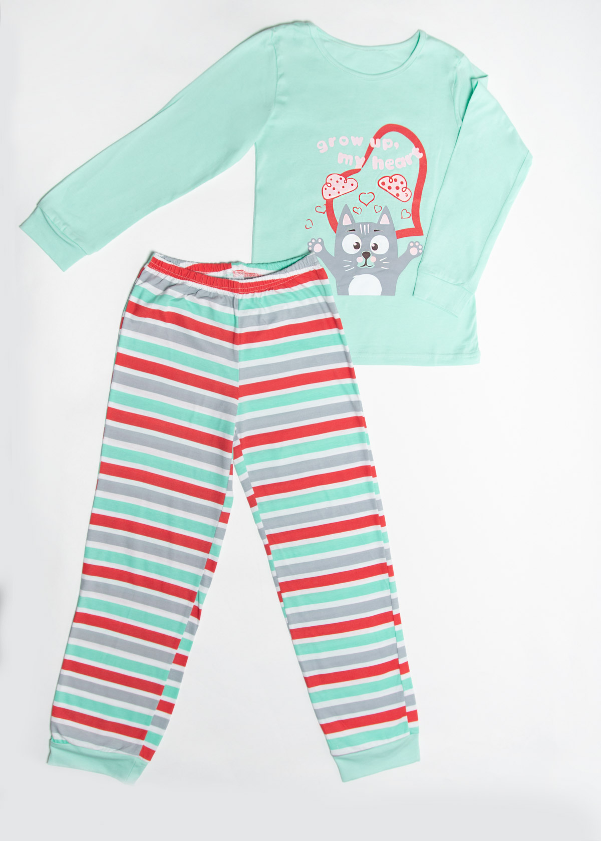 Пижама для девочки SALKYN 34001-3 джемпер брюки кулир Текстиль Центр 