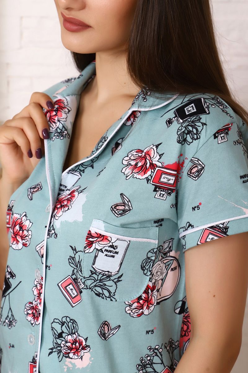 Пижама жен ДИА 663 рубашка шорты Текстиль Центр 
