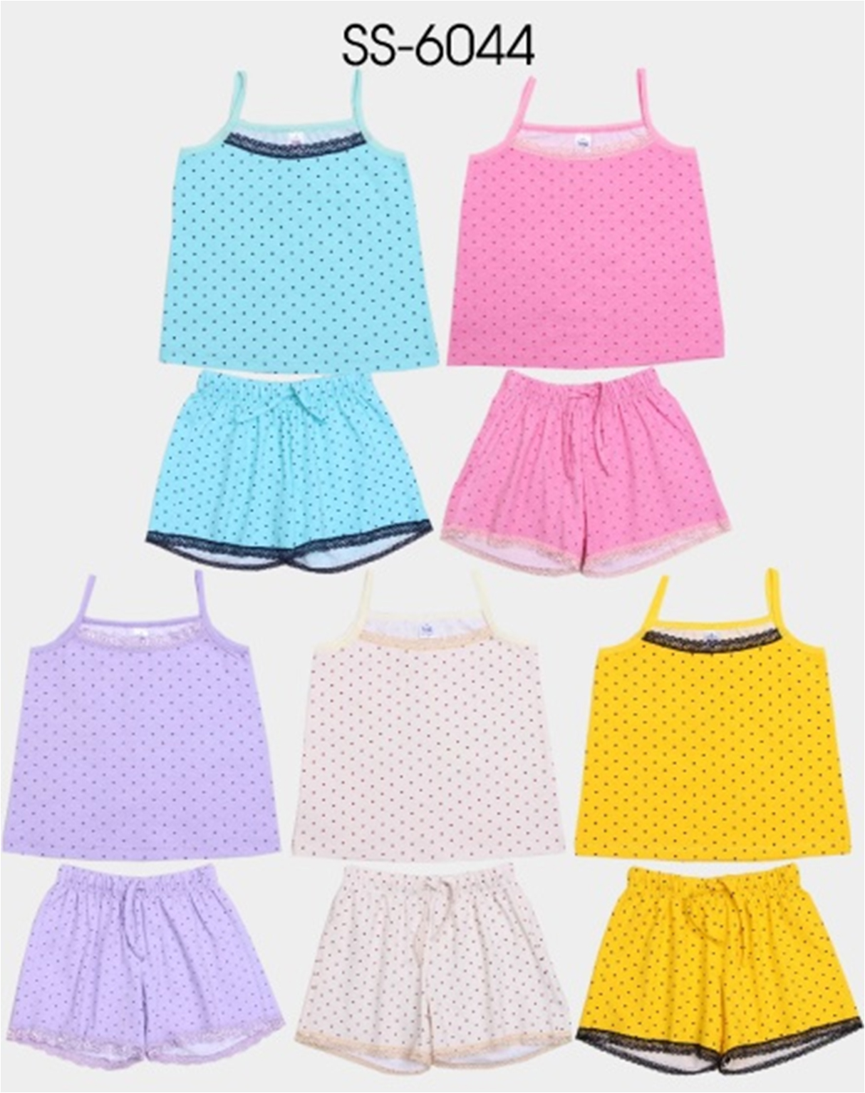 Пижама для девочки BONITO 6044 топ шорты Текстиль Центр 