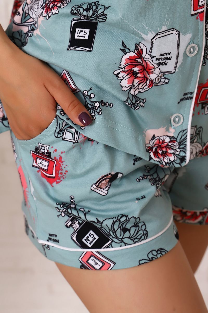 Пижама жен ДИА 663 рубашка шорты Текстиль Центр 